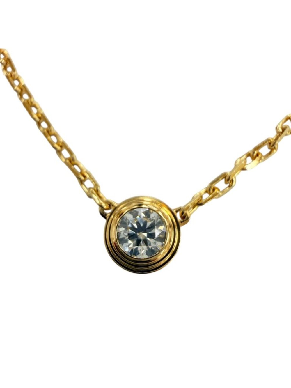 Cartier D'amour SM Diamond Necklace Yellow Gold